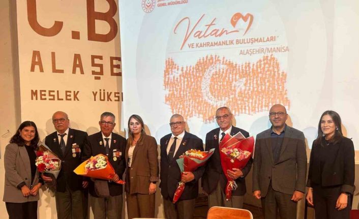 Gaziler, öğrencilerle buluştu