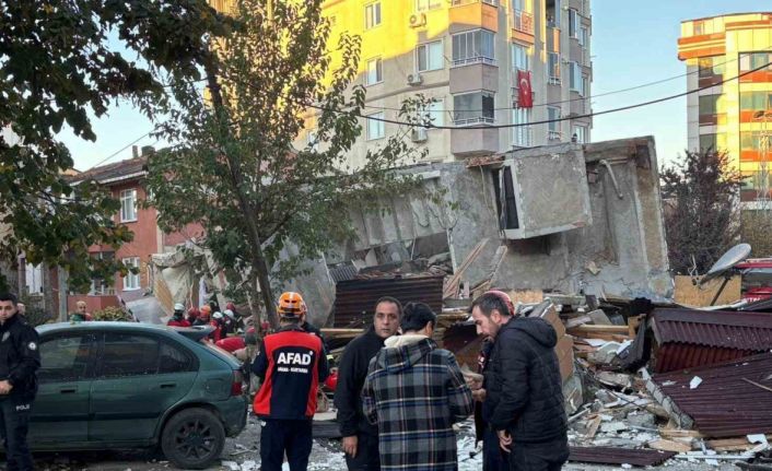 Gebze’de çöken binanın eski hali ortaya çıktı