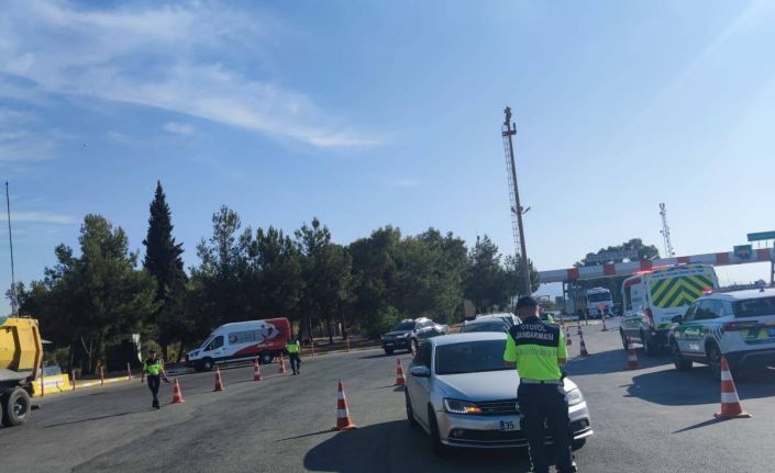 Germencik’te havadan trafik denetimi