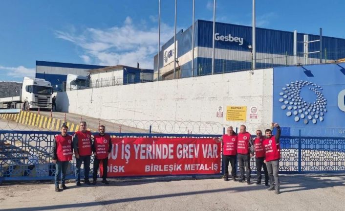 GESBEY’de grev çanları çaldı: İşçiler iş bıraktı
