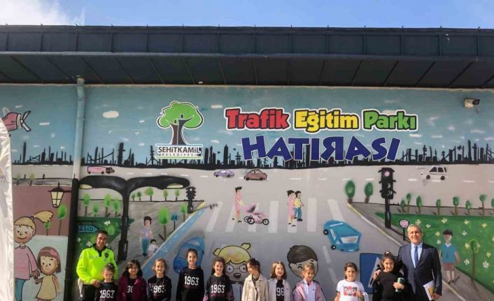 GKV’li minikler trafik kurallarını öğreniyor