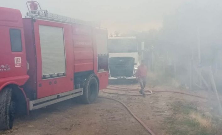 Güdül’de hobi bahçesinde çıkan yangın söndürüldü