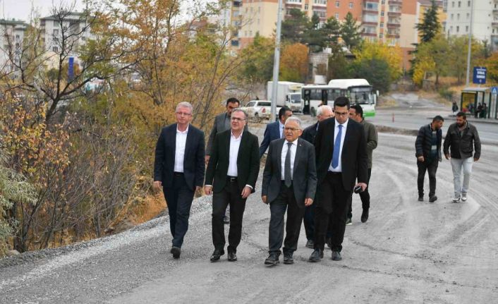 Hacılar-Kayseri caddesinde 100 milyon TL’lik yol yenileme çalışması