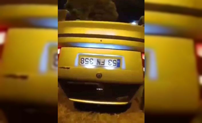 Iğdır-Tuzluca yolunda kaza: Otomobil ters döndü, 1 kişi yaralandı