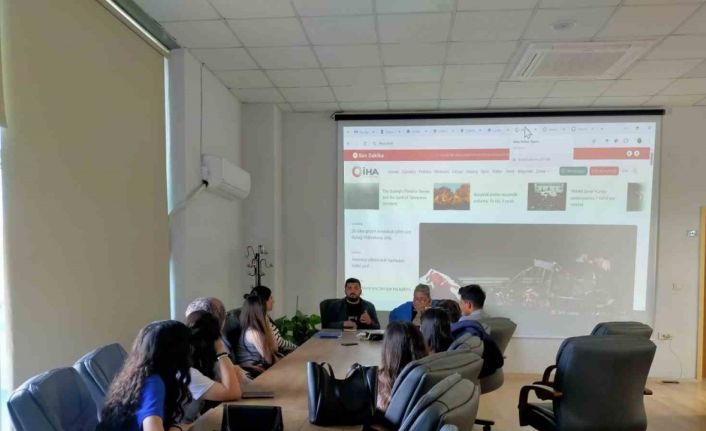 İHA Hatay Bölge Müdürü, genç iletişimcilerle bir araya geldi