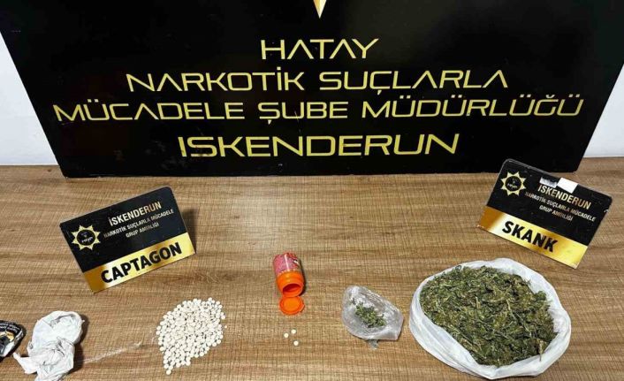 İskenderun’daki uyuşturucu operasyonunda 2 kişi tutuklandı