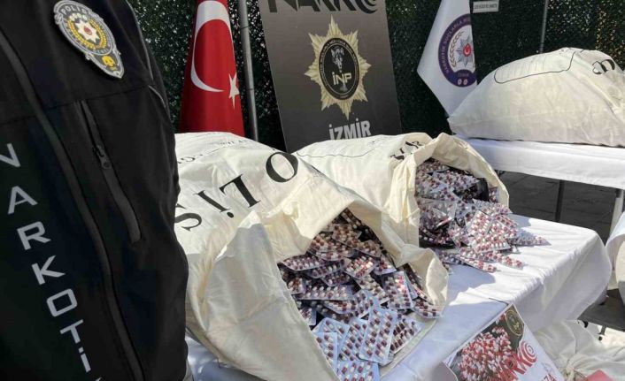 İzmir’de rekor miktarda sentetik uyuşturucu yakalandı