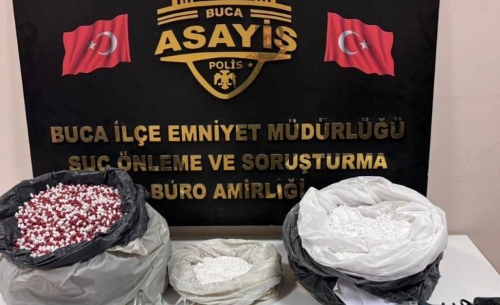 İzmir’de uyuşturucu imalatçısı polise yakalandı