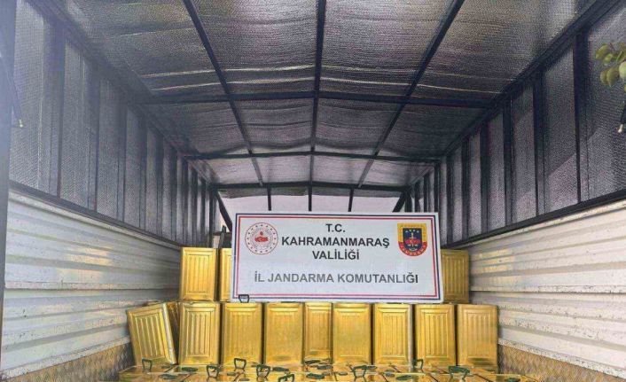 Kahramanmaraş’ta 200 teneke sahte zeytinyağı ele geçirildi