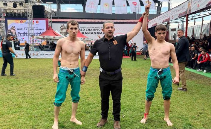 Kahramanmaraş’ta Dünya Karakucak Güreş Şampiyonası başladı