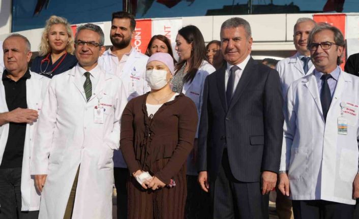 Kanseri yenen Didem için gökyüzüne balonlar bırakıldı