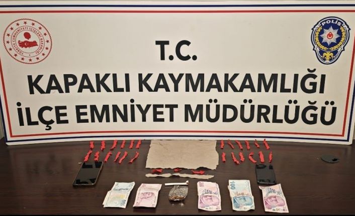 Kapaklı’da uyuşturucu ticaretine 3 tutuklama