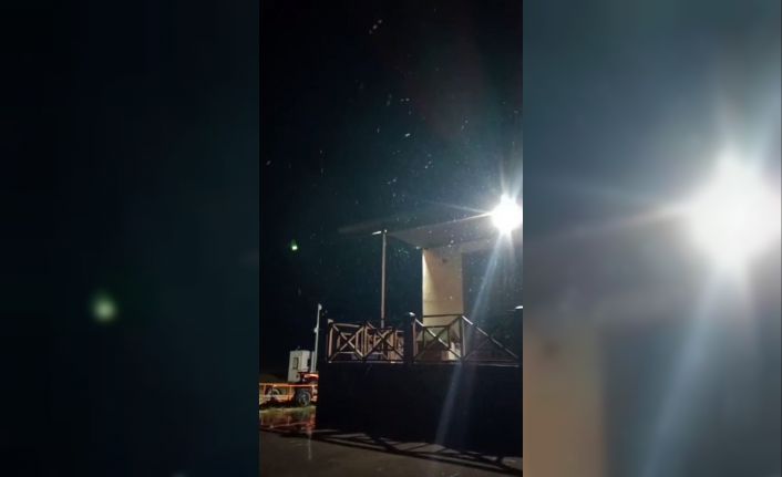 Karabük’e mevsimin ilk karı düştü