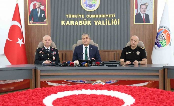 Karabük’te Eylül ayı güvenlik değerlendirme toplantısı yapıldı