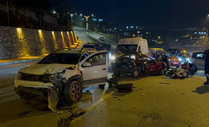 Karabük’te zincirleme kaza: 3 yaralı