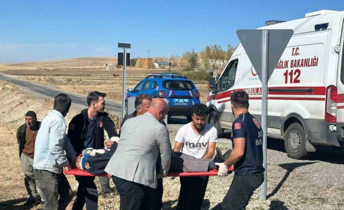 Karayazı’da trafik kazası: 1 yaralı