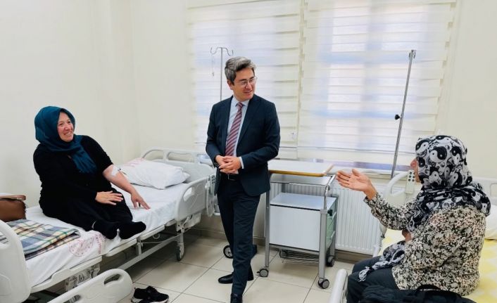 Kaymakam Arıkan hastanede incelemede bulundu