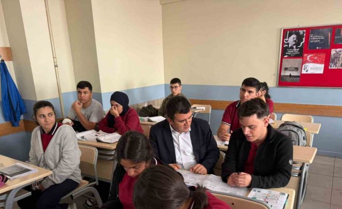 Kaymakam Dertlioğlu’ndan Selahaddin Eyyubi Fen Lisesine Ziyaret