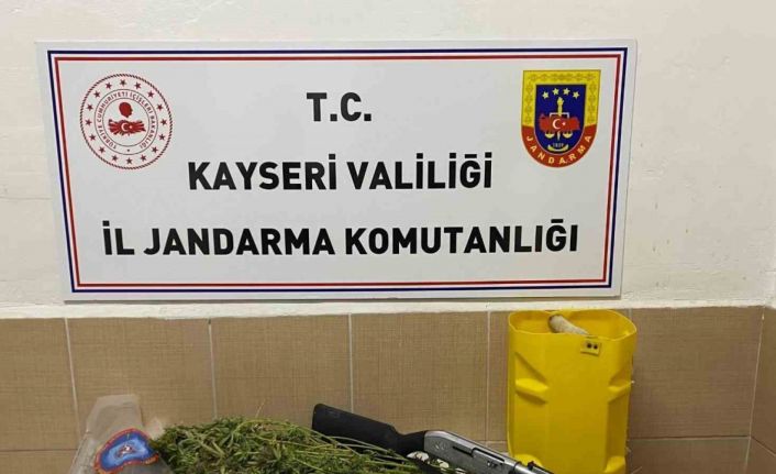 Kayseri’de 1 kilo 690 gram kubar esrar ele geçirildi: 1 gözaltı