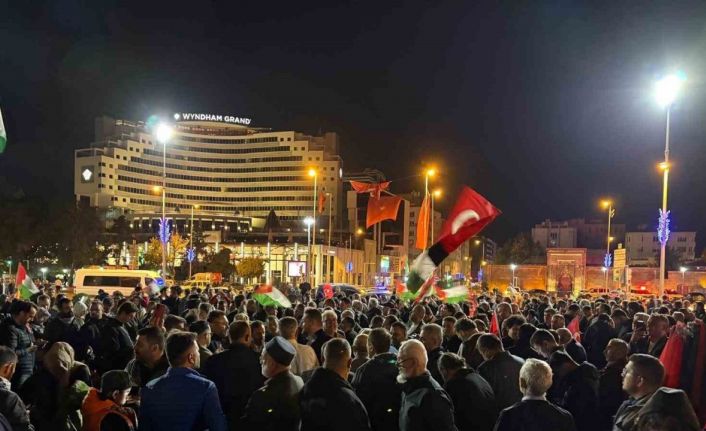 Kayseri’de İsrail’in Sumud Filosu’na müdahalesine tepki