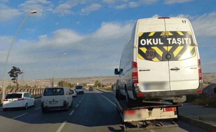 Kayseri’de personel servislerine denetim: 95 servis kontrol edildi