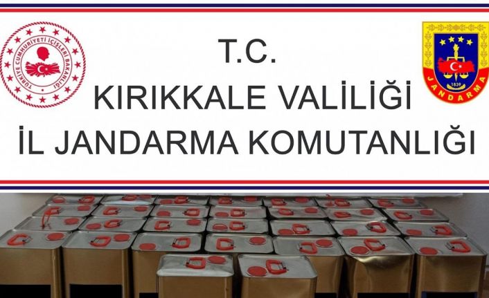 Kırıkkale’de kargo şubesinde 170 litre kaçak alkol ele geçirildi