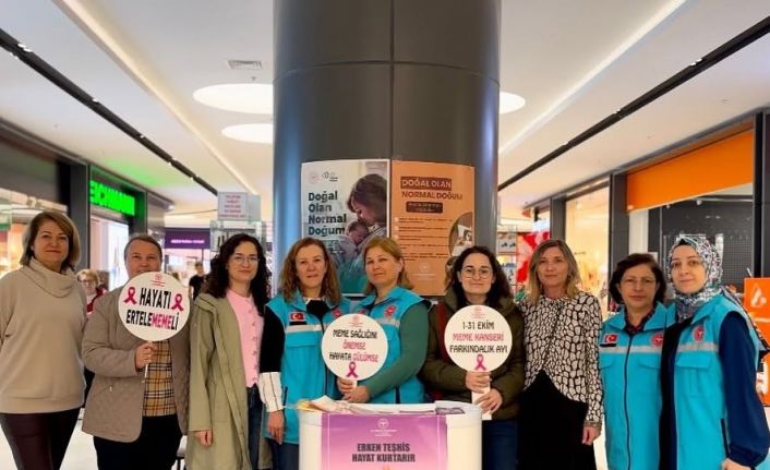 Kırklareli’nde meme kanserine karşı bilgilendirme