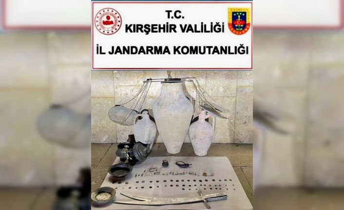 Kırşehir’de tarihi eser kaçakçılığı operasyonu: 79 adet tarihi obje ele geçirildi