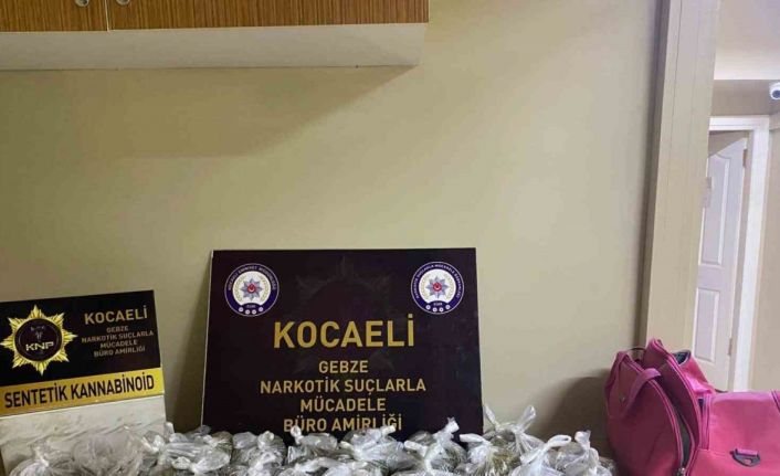 Kocaeli’deki operasyonlarda 51 kilo uyuşturucu ele geçirildi