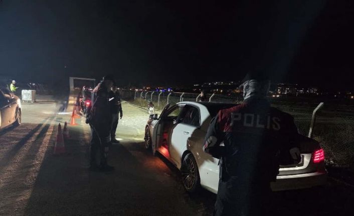 Konteyner kentlerde asayiş uygulaması yapıldı