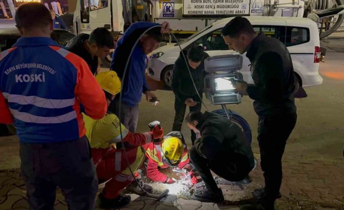 Konya Büyükşehir ekiplerinden köpek kurtarma operasyonu