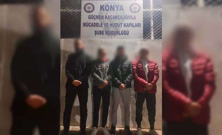 Konya’da göçmen kaçakçılarına operasyon: 5 tutuklama