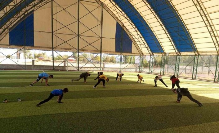 Korkut’ta atletizm antrenmanları sürüyor