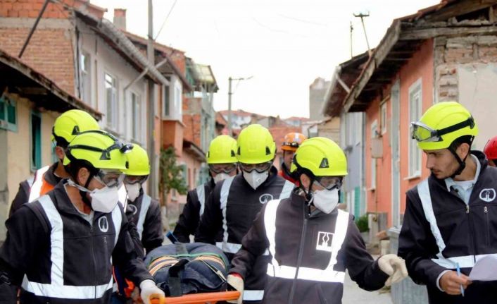 KOSB arama kurtarma ekibi, AFAD tatbikatında aktif görev üstlendi