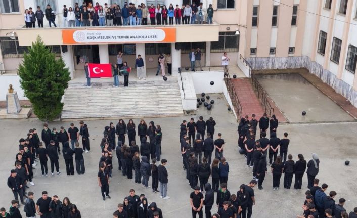 Köşk’te öğrenciler Gazze’yi unutmadı