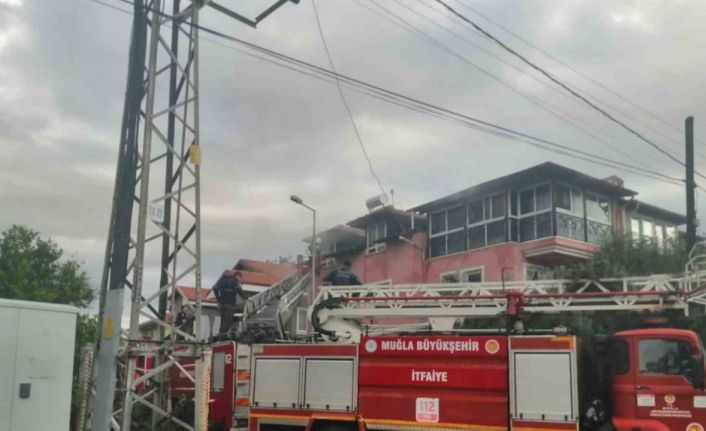 Köyceğiz’de ev yangını