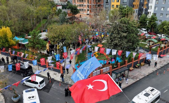Küçükçekmece’nin sıfır atık konseptli ilk parkı: "Serap Eser Parkı" hizmete açıldı