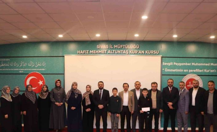 Kur’an bülbülleri ödüllendirildi