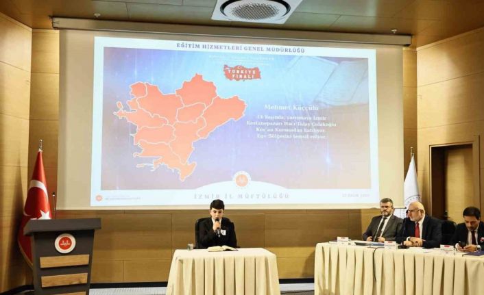 Kur’an-ı Kerim’i güzel okuma yarışmasının Türkiye finali İzmir’de yapıldı