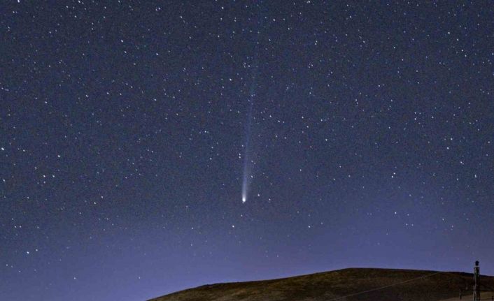 Lemmon kuyruklu yıldızı Bitlis semalarında parladı