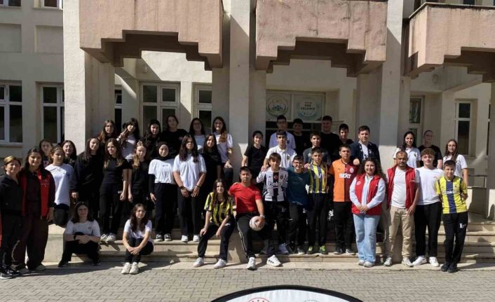 Liselilere spor oyunları ile tanıtım sürüyor