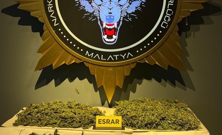 Malatya’da uyuşturucu operasyonu: 1 gözaltı