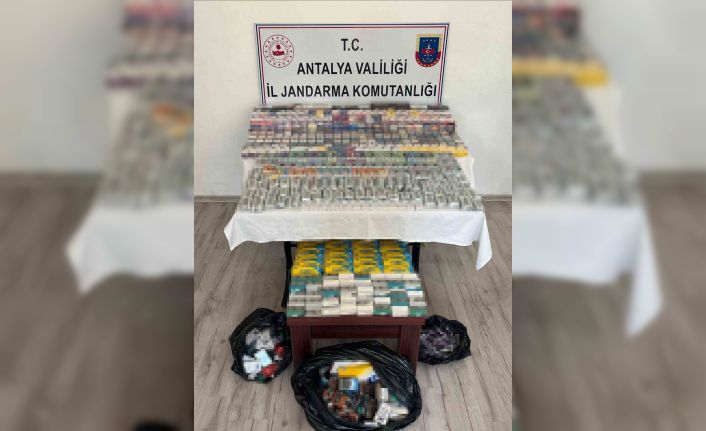 Manavgat’ta kaçak sigara operasyonu