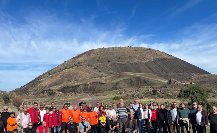 Manisa Kamp Karavan Derneği üyeleri Kula Jeoparkı’nı gezdi