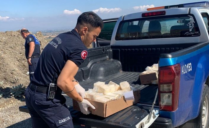Manisa’da 49 kilo bozuk peynir imha edildi