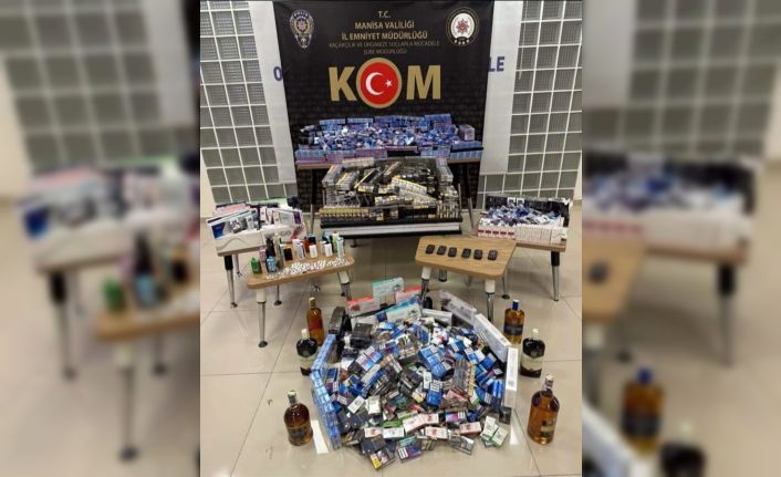 Manisa’da 4 bin 600 paket kaçak sigara yakalandı