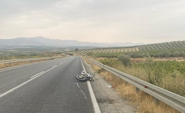 Manisa’da motosiklet kazası: 21 yaşındaki sürücü ağır yaralı