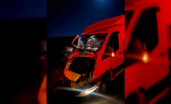 Mardin’de kamyonet ile traktör çarpıştı: 2 yaralı