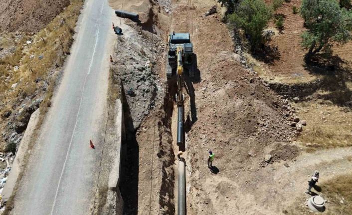 Mardin’de Koyunlu ana isale hattında ilk su verildi