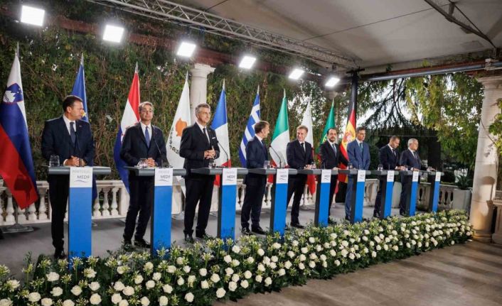 MED9 liderlerinden İsrail’e Gazze’ye insani yardım geçişlerini serbest bırakma çağrısı